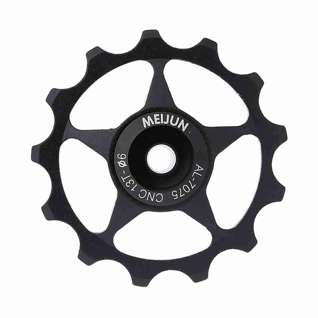 Černá 13T hliníková kladka zadního kola pro horské kolo (černá, 13T)