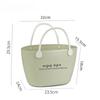 Multi-Size Picnic Basket Handheld Grocery Shopping Basket Household Storage Bin for Laundry Snack Vegetable Organizer