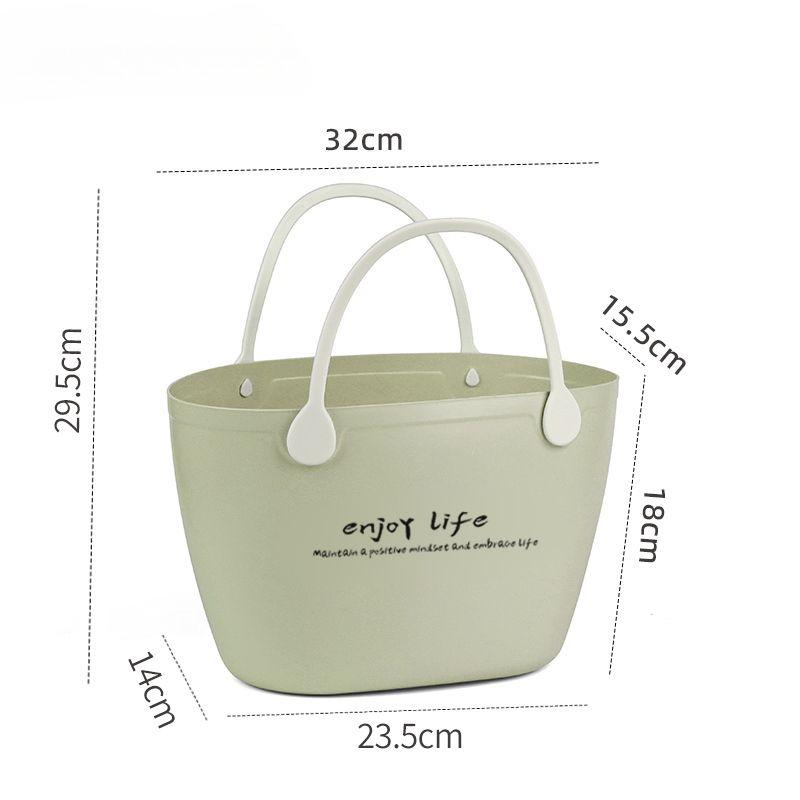 Multi-Size Picnic Basket Handheld Grocery Shopping Basket Household Storage Bin for Laundry Snack Vegetable Organizer