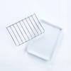 Single Layer Steel Soap Rack Drainage Bath Tray Holder Dish Container Box Shower Bathroom Products Household Merchandises Home