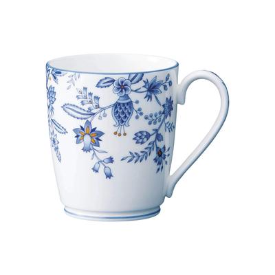 Noritake Puodelis, 295cc, Mėlynas Sorrentino su apvadu, Galima naudoti mikrobangų krosnelėje ir plauti indaplovėje, Mėlynas kaulinis porcelianas, 4965LT97280