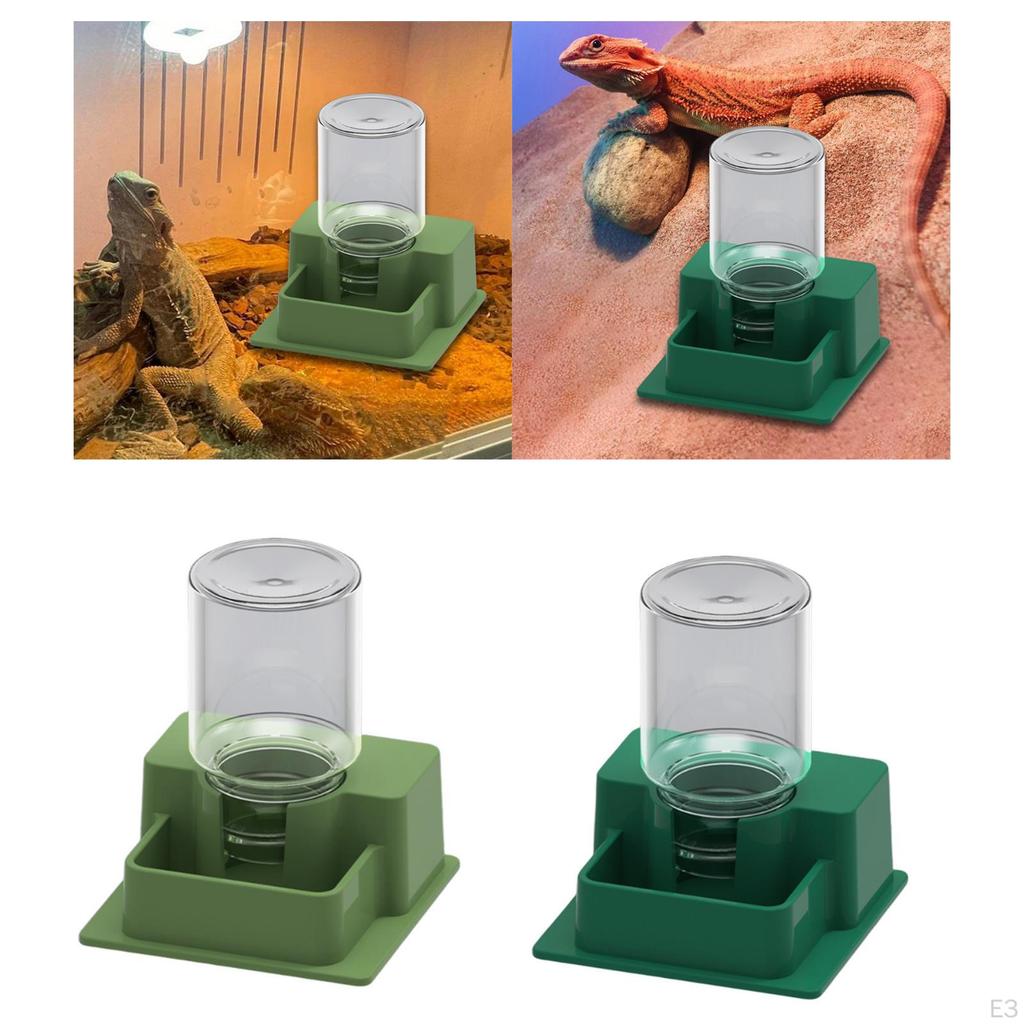 30 Ml Automatic Water Dispenser, Space-saving, for Reptiles, Turtles, Frogs, Geckos, Lizards