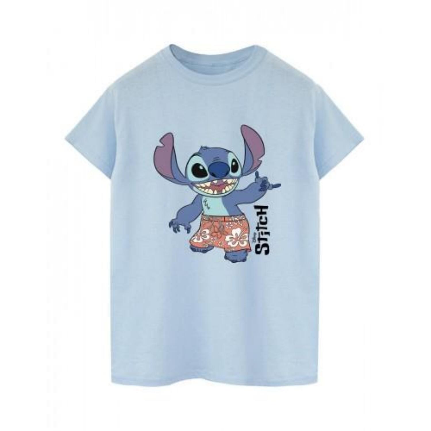 Disney Mens Lilo & Stitch Bermuda Shorts T-Shirt S чёрный
