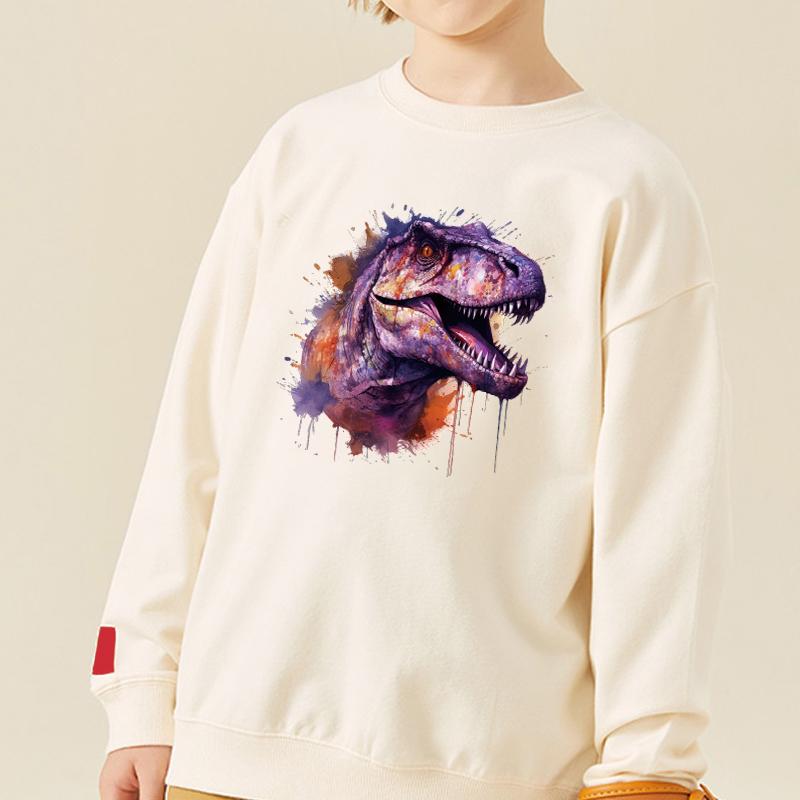 The Dinosaur Heat Transfer Vinyl Fashion Iron On Patch HTV Sticker DIY Thermal Transfer Decal for Fabric T Shirts