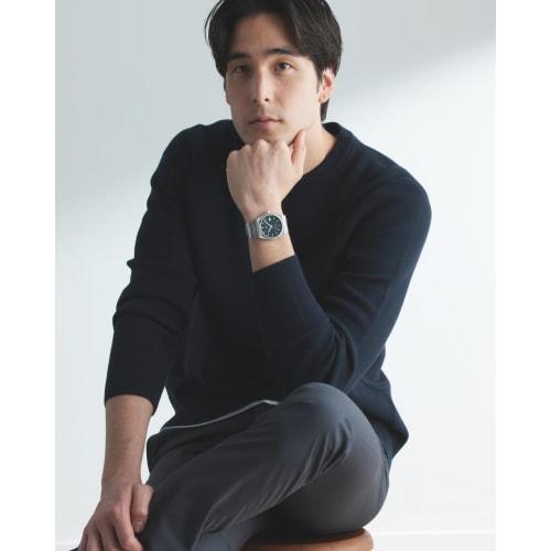 Tissot PRX Powermatic 80 Watch with Bracelet, Black Dial, Officially Imported, Men's, T1374071105100