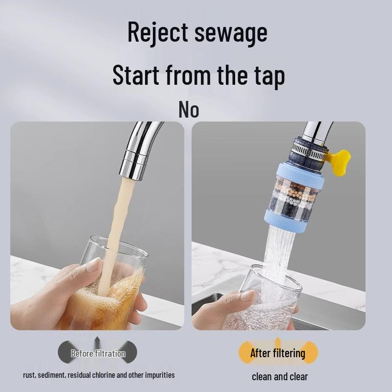 Anti-Splash Kitchen Faucet Water Purifier & Filter Spout