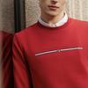 FILA Heritage Sweatshirt Men's Ivory Maroon F11M618216FWI