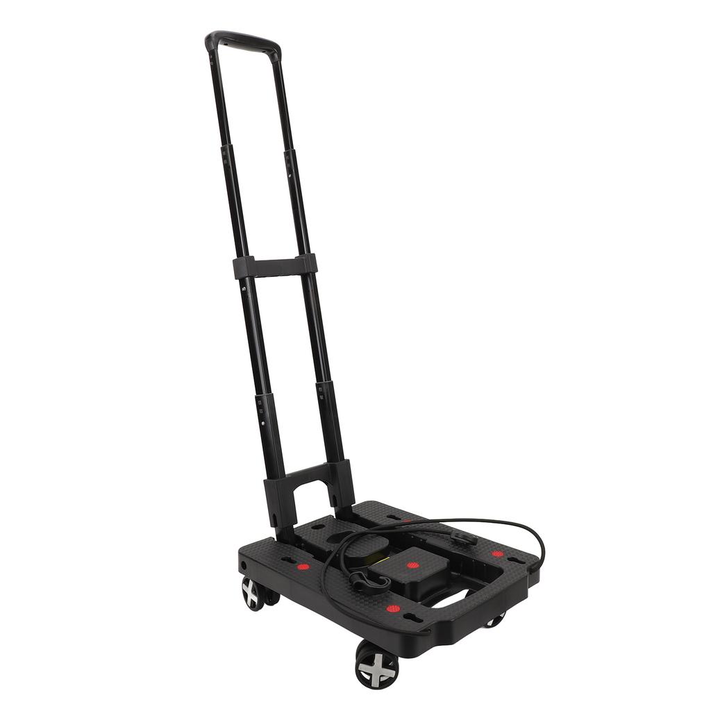 Folding Flat Cart with Wheels Portable Multifunctional Utility Dolly Platform Cart for Shopping