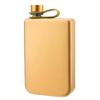 Flachmann für Männer 9OZ Edelstahl Hip Flask Whiskeys Spirituosenflasche mit Schraubverschluss für Outdoor Camping Wandern Vatertag Geschenk