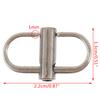 2X Adjustable Metal Buckle Clip Handbag Chain Strap Length Shorten Bag Accessory