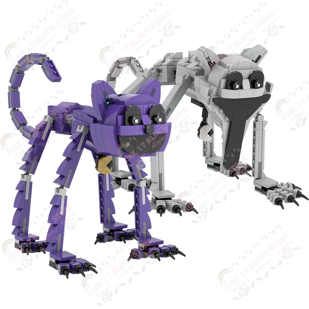 MOOXI Gioco Horror Personaggio Huggy LiLLy Modello Prototipo Set Blocchi da Costruzione MOC Fai-da-te Mattoncini Decorazioni Giocattoli Montessori per Bambini Regalo