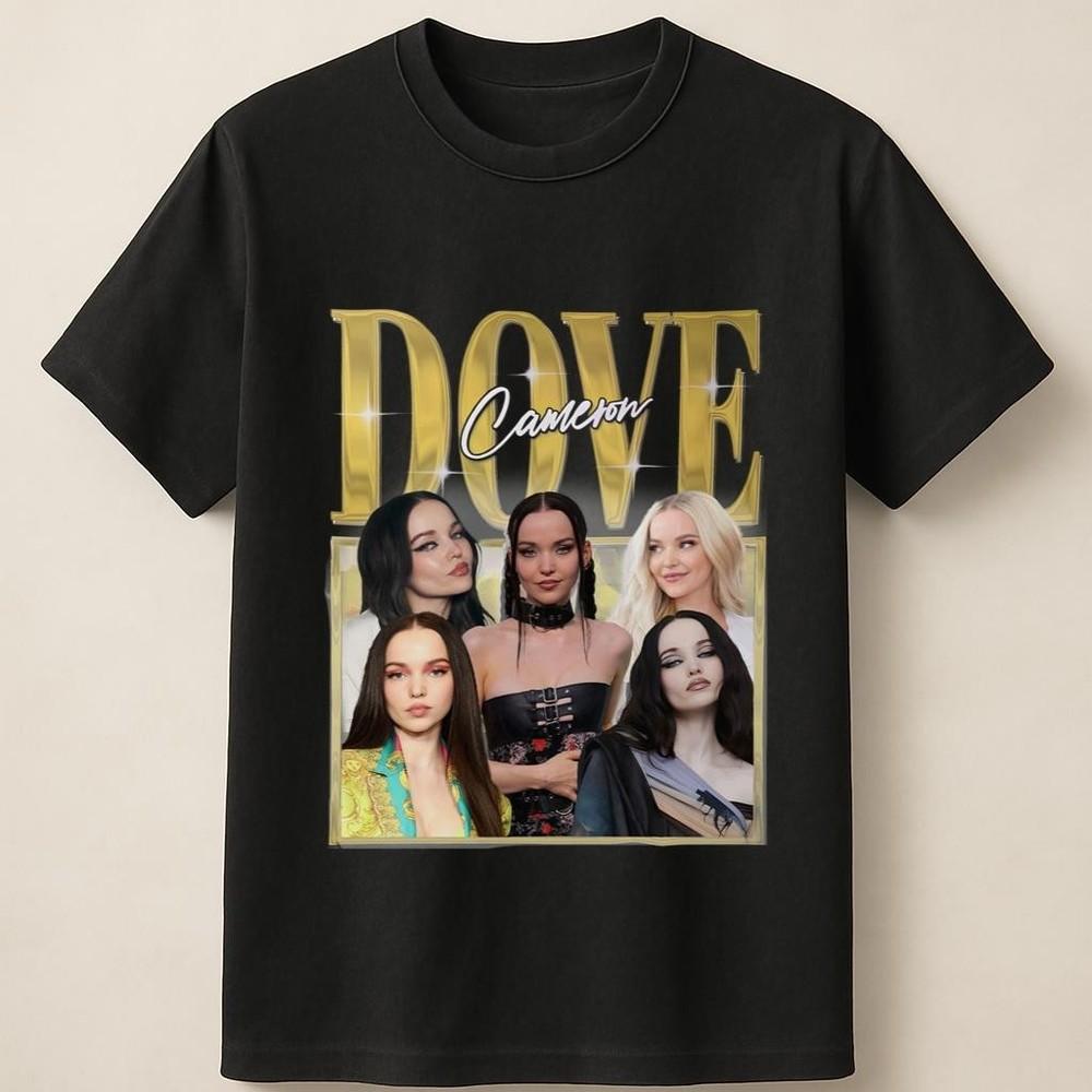 Dove Cameron Retro Collage Style Vintage Pop Star Portrait Graphic Unisex TShirt Unisex T-Shirt S