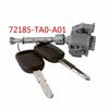 Civic 2012-2015 İçin 2 Anahtarlı Sol Taraf Metal Kapı Kilidi Silindiri 72185-TR0-A01