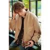 NVG·YOUNG Men's Plush Lined Stand-Collar Jacket