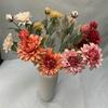 Head 3 Artificial Dahlia Chrysanthemum Bouquet For Wedding Floral Home Decor
