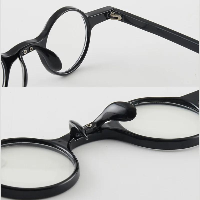 1.67 1.74 -8 To +8 Retro Leopard Asymmetrical Round&Square Reading Glasses Women&Men Presbyopia Glasses Hyperopia Eyeglasses For Elder