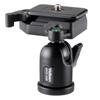 Velbon QHD-33M Compact Ball Head Aluminum 33mm Base Quick Shoe Black