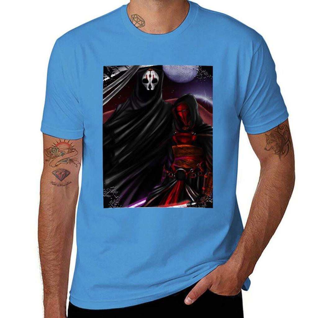 Episches Revan- und Darth-Nihilus-T-Shirt, süße Kleidung, Tiermotiv, Jungen, Vintage, Oversize, Fruit of the Loom Herren-T-Shirts