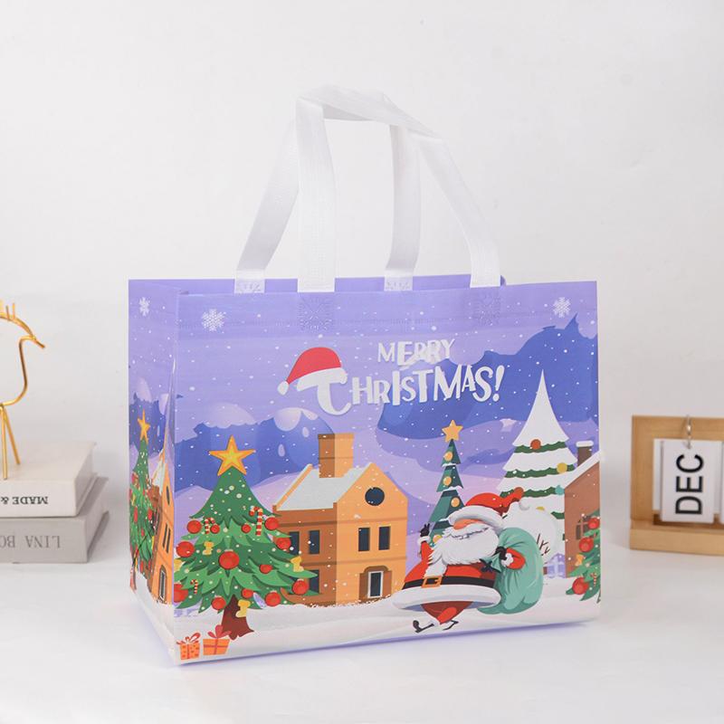 Christmas Gift Bag Santa Claus Snowman Candy Gift Packaging Bag 2025 Merry Christmas Party Home Decor Navidad Noel 2025 New Year