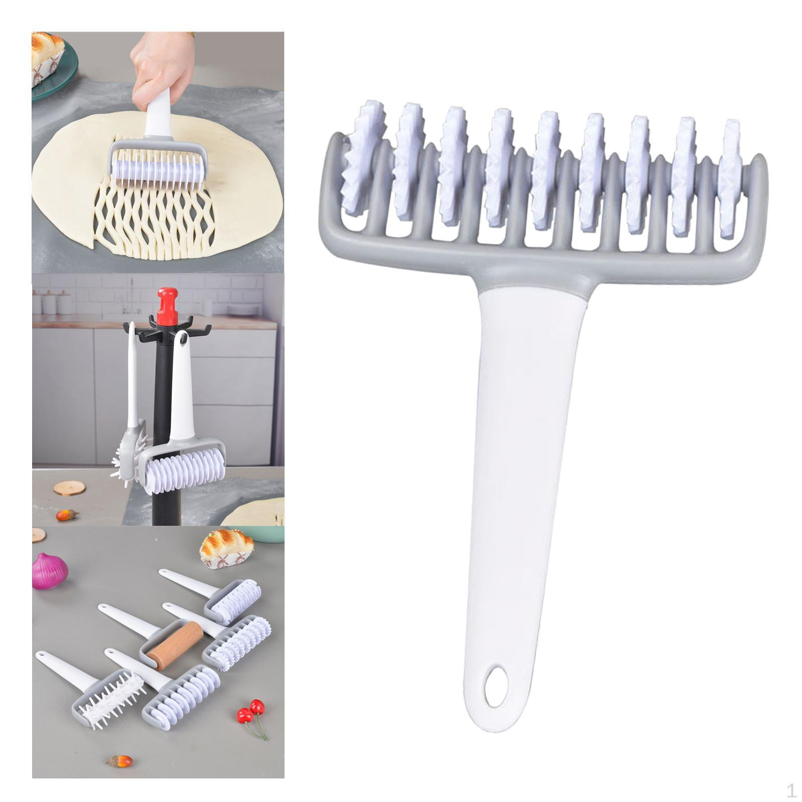 for Pizza Crust Decoration Tool with Pastry Wheel Baking Pies Wave edge