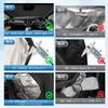 Coleya Sunshade for Volvo XC60 2018 and Front Car Window Thin UV Heatstroke Car Foldable Sun Car Interior Specific to Your Vehicle (2nd Generation,