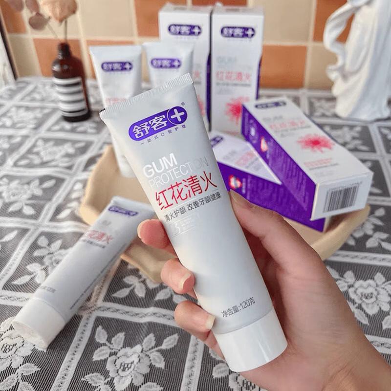 Saky Safflower Clearing Fire Gum Care Toothpaste