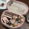Ladies' Cosmetic Bag Plush Leopard Cute Kawaii Makeup Bag Fashion Hand-held Large Capacity Multifunctional Storage Bag Pouch