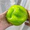 Green Apple Slushie Squishy Fidget Toy Crunchy Moldable Non-Bounce Sensory Stress Reliever Medium Grip Strength Slow Rising Gift