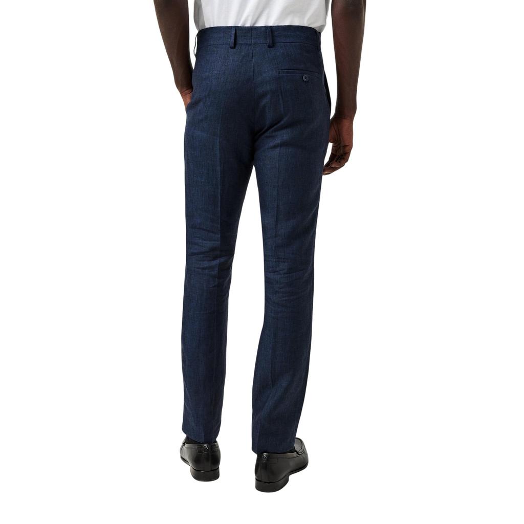 Without Prejudice Mens Linen Slim Summer Trousers