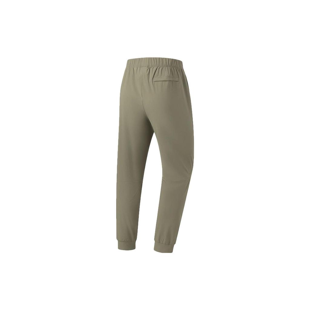 Li Ning Fitness Series Knitted Sweatpants Men's Army Canvas Green AKYT077-2