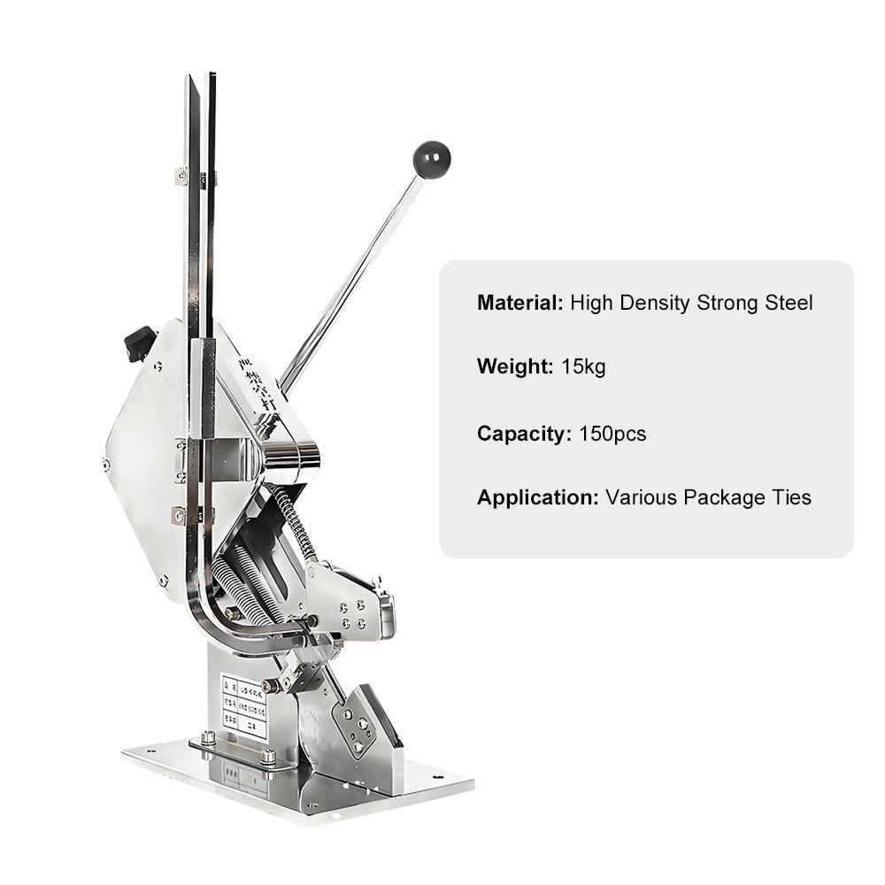 

Машина для упаковки и завязывания пакетов Супермаркет Упаковочная машина Ручная Прочная Аппликатор для завязывания пакетов U-образный 503 Машина для скрепления карт белый