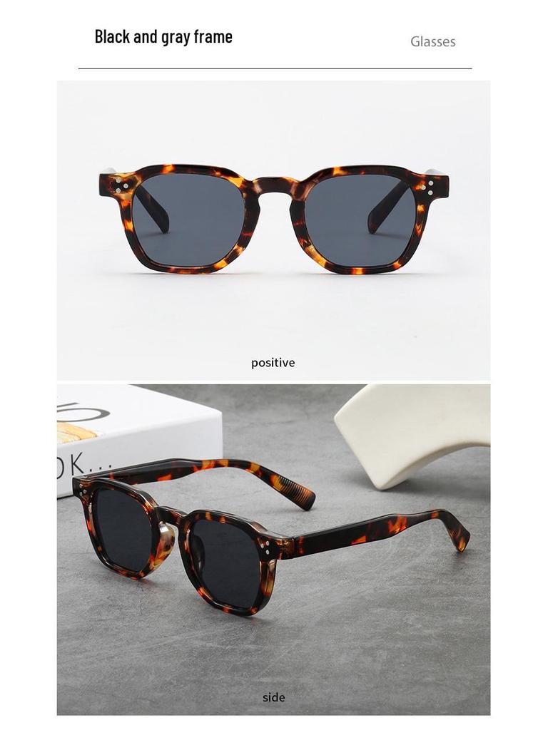 2025 Retro Oval Small Frame Sunglasses - High-End, UV Protective, Unisex Style