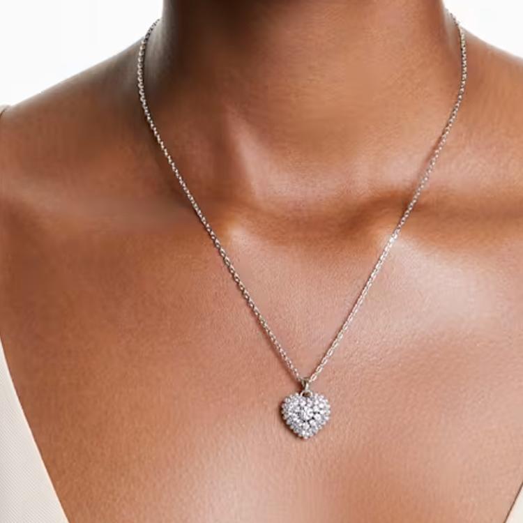 Swarovski Idyllia Heart Pendant Necklace Women Necklace Silver 5684386