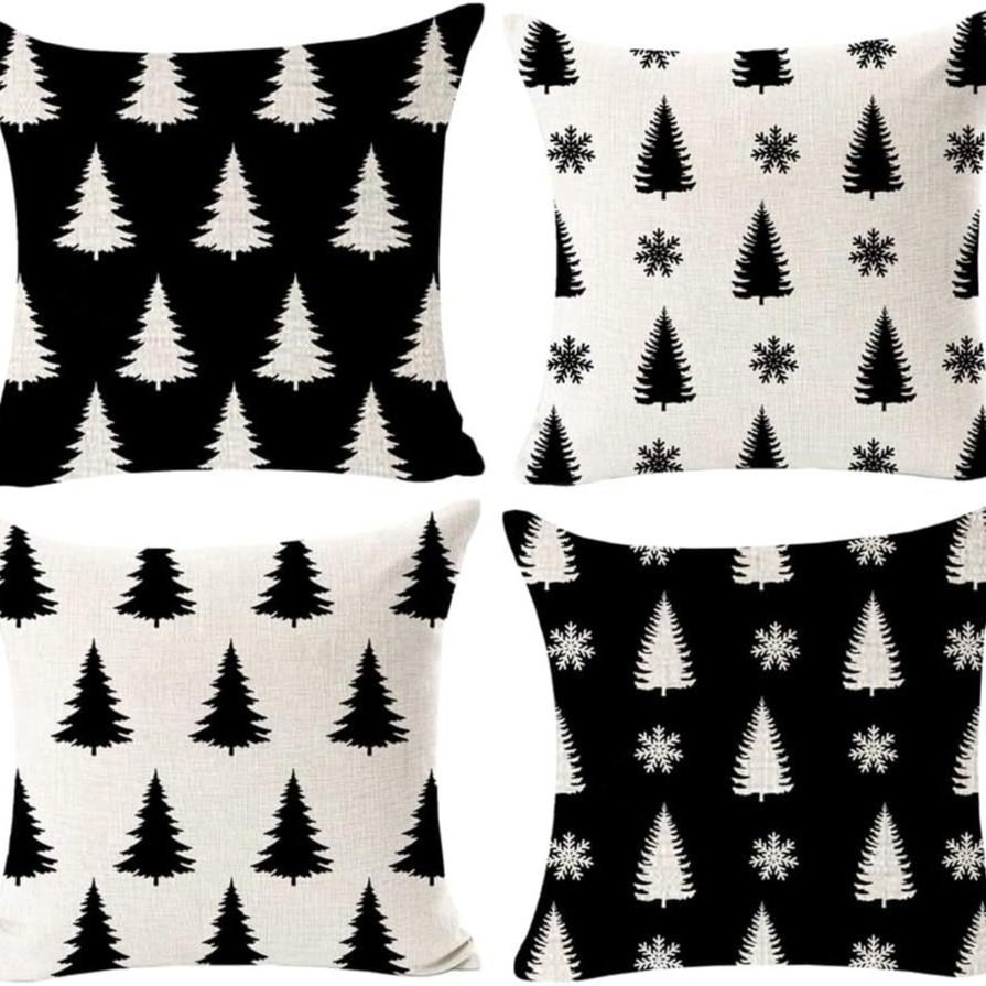 New Christmas Combination Pillowcase Home Sofa Decoration Cushion Pillowcase