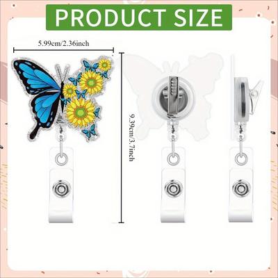 Highland Cow Badge Gift Box. Cute, Scalable Clip with Durable Rope for Medical & Office Professionals.