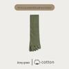 Men's Five-Toe Mid-Calf Cotton Socks: Sweat-Absorbent, Breathable, Anti-Odor, Antibacterial, Boneless – Perfect for Autumn and Winter.