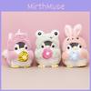 Charming Penguin Transformation Plush Doll Keyring Soft Toy For Girls Gift With Cute Animals