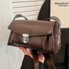 New Korean Style Underarm Small Square Bag Trendy Women Fashionable Button Design Crossbody Bag Autumn Winter One Shoulder Bag