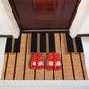 M-Modern-Piano Keys Music Notes Front Door Mat Large-Outdoor/Indoor Entrance Door Mat Home Durable