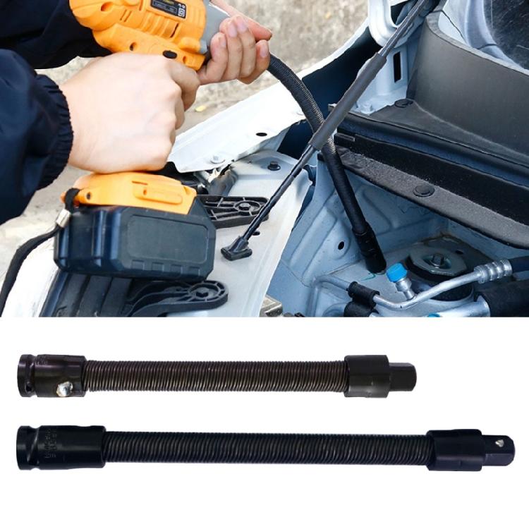 Precisions 1/2" Drive Flexible Extension Bar Universal Joint Extension For Electric Wrench Mechanical Repairs