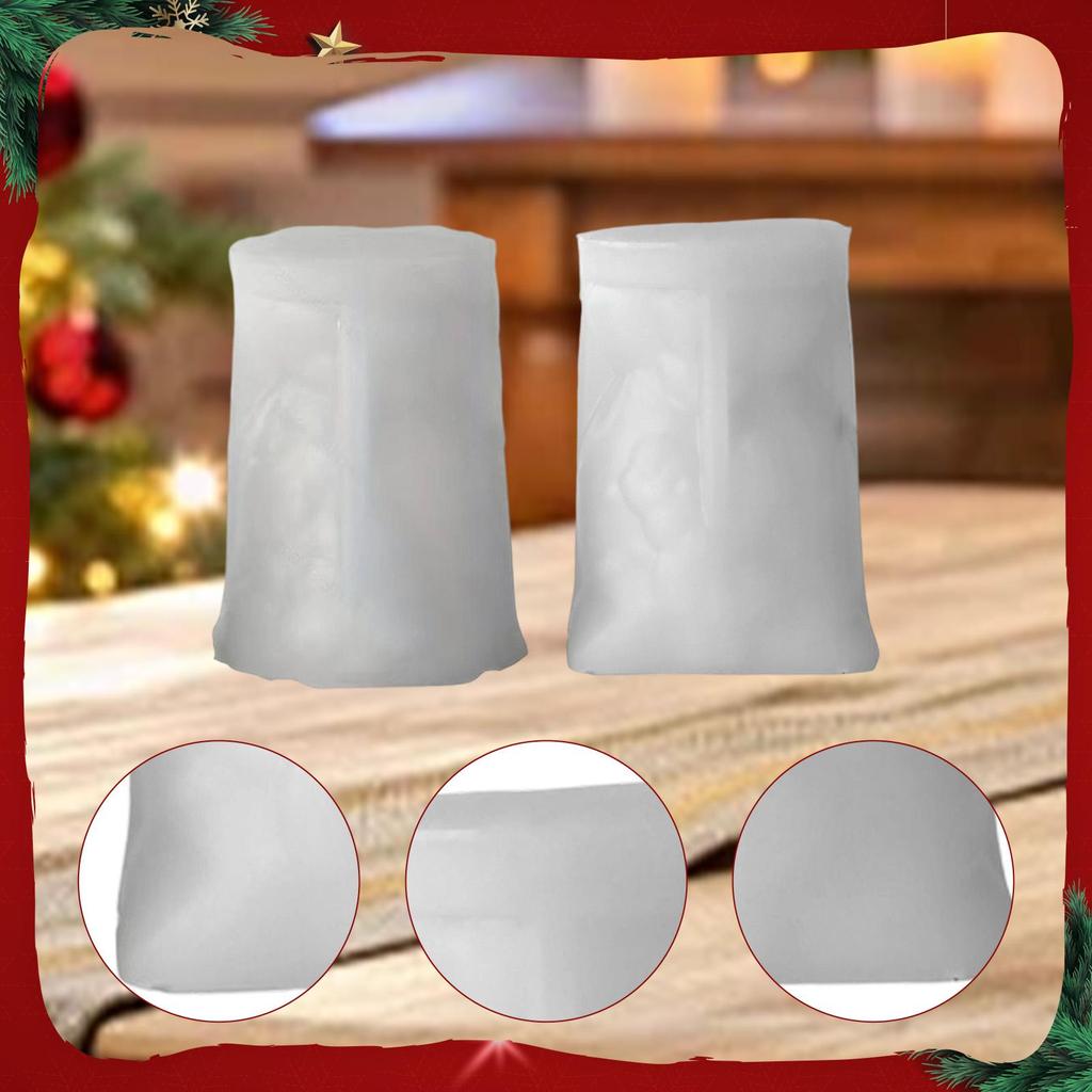 3D Christmas Candle Model Candle Making Model Christmas Ornament for Aroma Candles Silicone Xmas for Desktop Valentine's Day