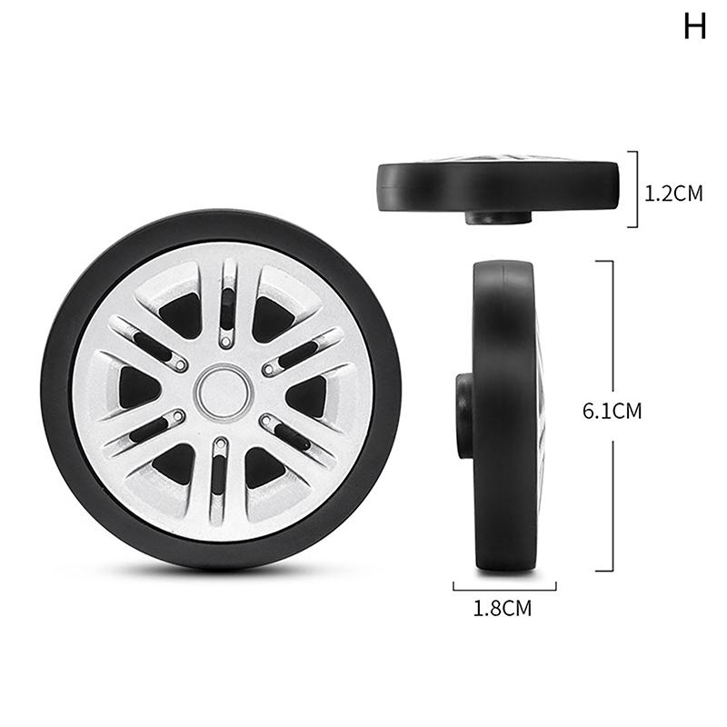 Luggage Wheel Replacement Suitcase For Wheel Trolley Rolling Durable Silent Belt Repair Tools Travel Accessories