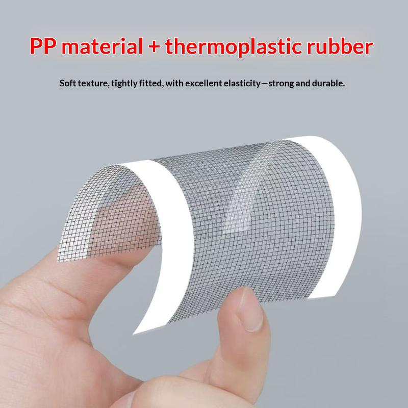 1Roll Parrot Feathers Accessory Self-Adhesive Cuttable Breathable Anti-Splatter Guard Wrap Cover Bird Cage Seed Catcher Mesh Net
