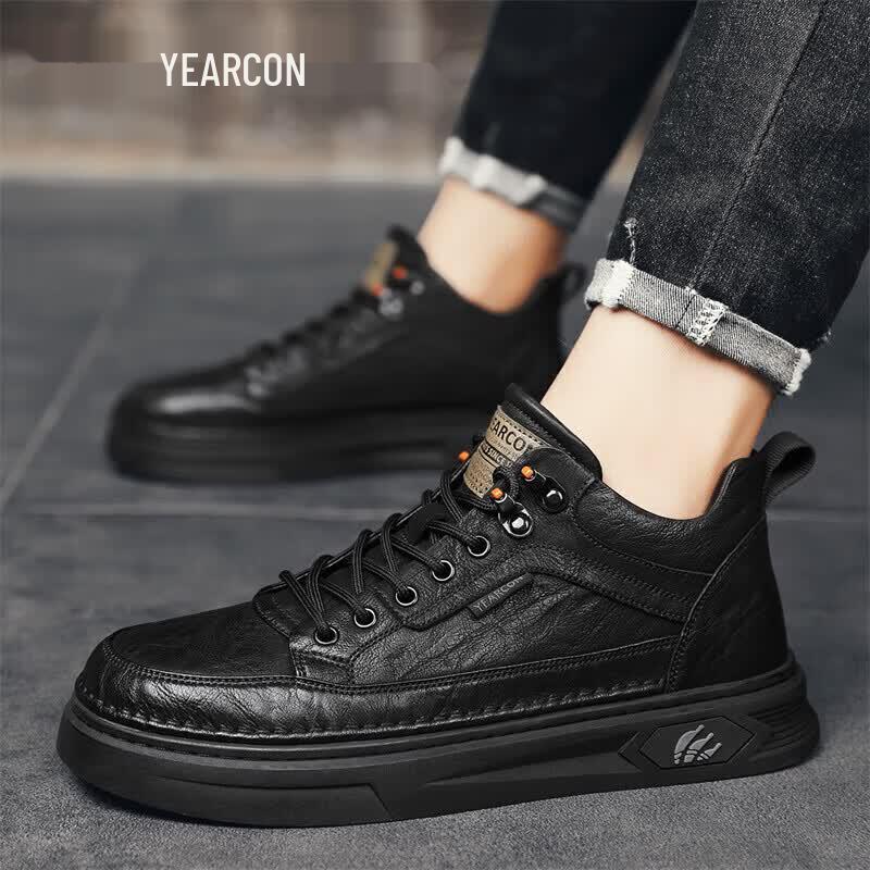Yierkang Men s Versatile Casual Lace-Up Skate Shoes 39 агат черный
