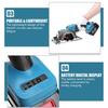 125mm 0-45° 100V-240V 1800W Brushless Electric Circular Saw Handle Adjustable Woodworking Cutting Power Tools For 18V Battery