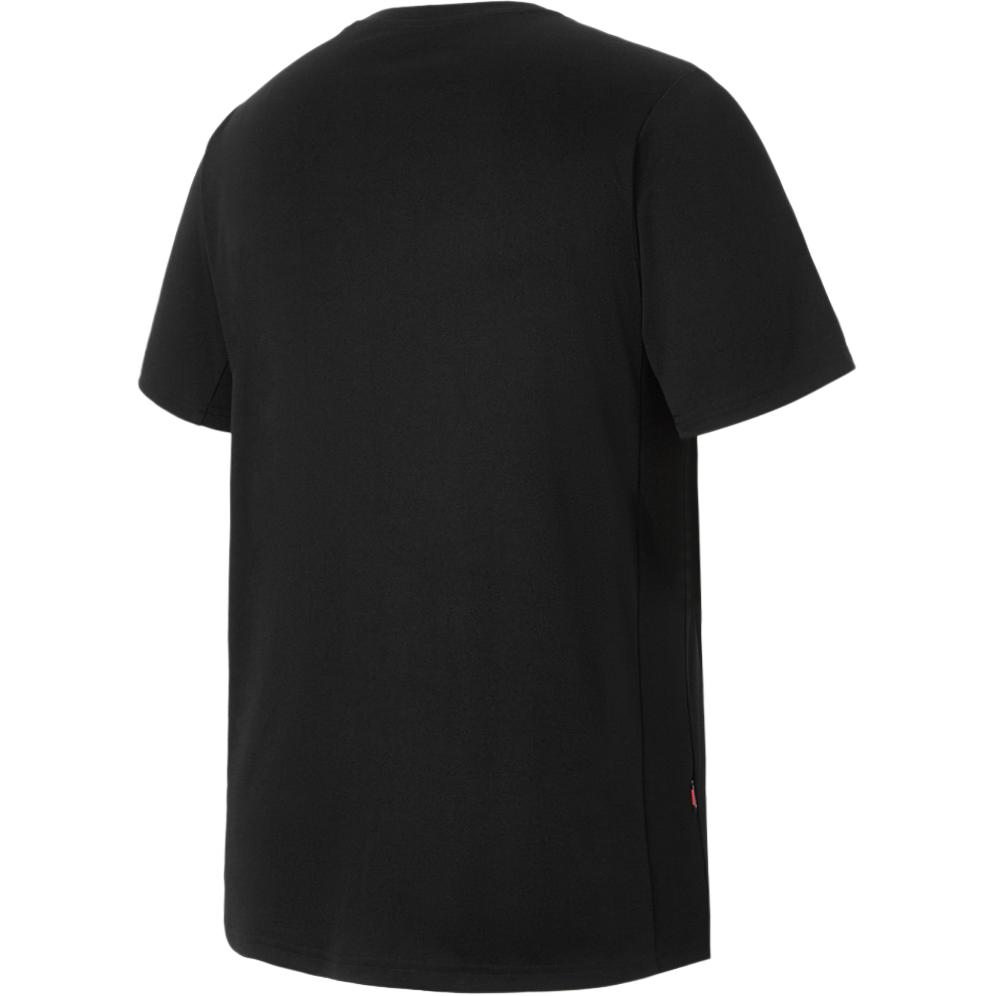 Adidas Round Neck Fashion Soft Versatile Short Sleeve T-Shirt Men Tops Black KC9030
