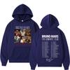 Bruno Mars The Romantic Tour Felpa Uomo Donna Moda Felpe Maniche Lunghe Pullover Regali per Fan