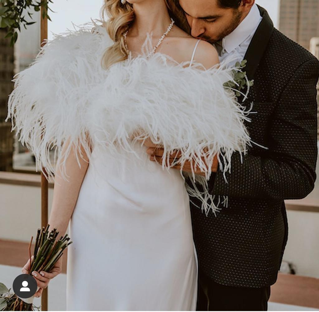 DIY 2 Yards Ostrich Feathers Boas Tuekey Marabou Plume Boa Multiple Styles for Wedding Dress Decoration White Plumage Shawl Tapes