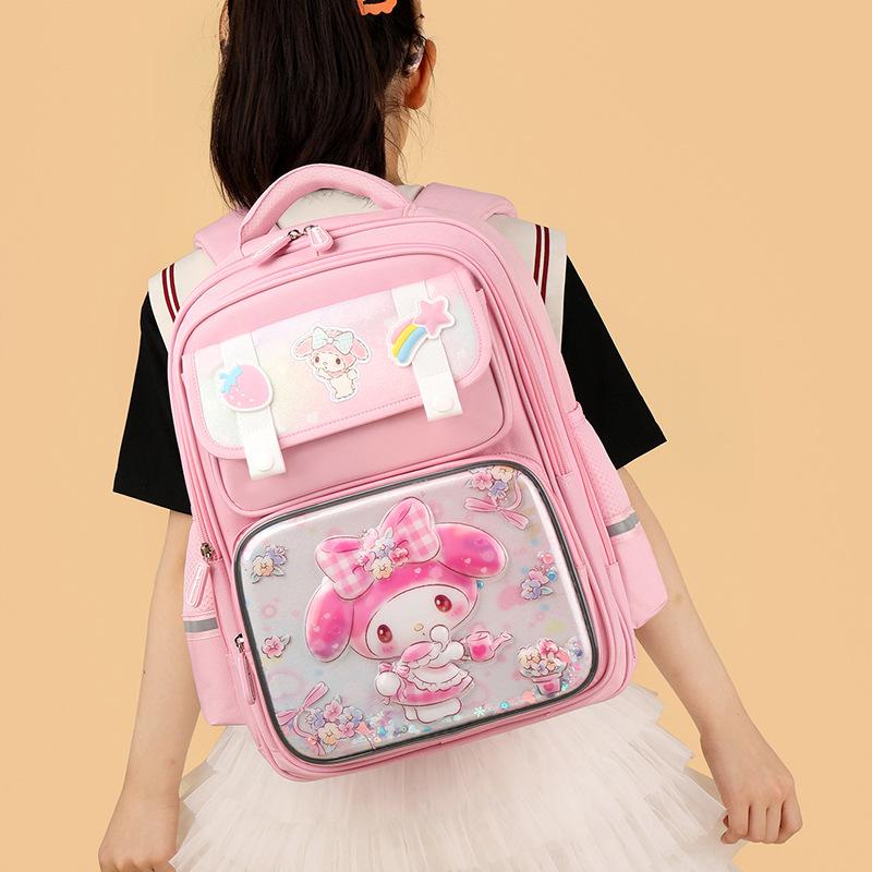Schoolbag Cartoon Primary School Boys and Girls Grades 1-4 Backpack Large Capacity Lightweight Versatile Batch