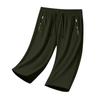 Women Casual Cotton And Linen Solid Drawstring Elastic Waist Long Straight Pants